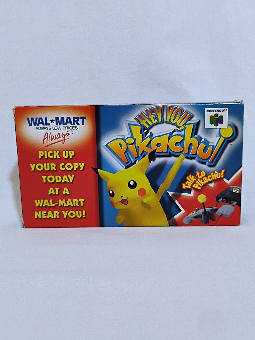 Hey You Pikachu VHS Wal-Mart Promo Pokémon N64 Nintendo Tested